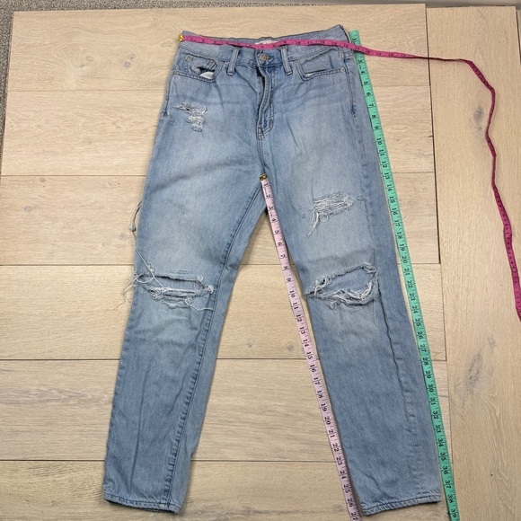 Madewell The Perfect Summer Jean - Light Blue Distressed - Picture 3 of 8